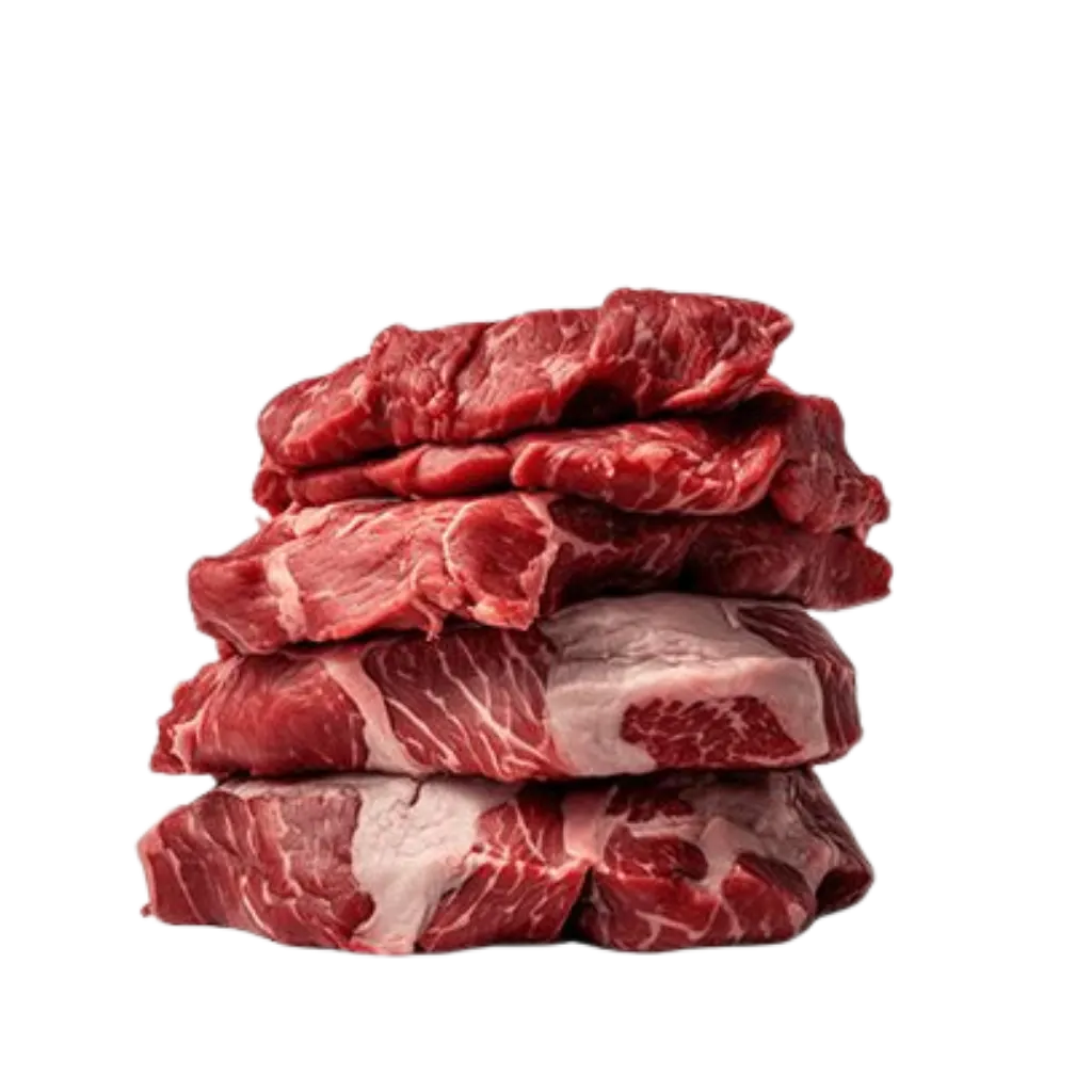 Raw meat stack