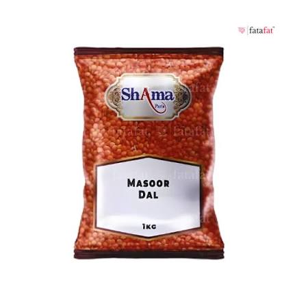Shama Daal Masoor Whole 1kg